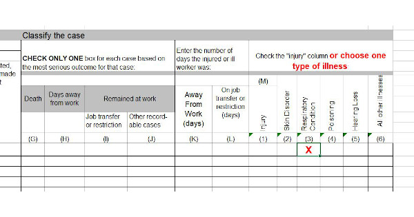OSHA Criteria for Recordable COVID-19 Cases