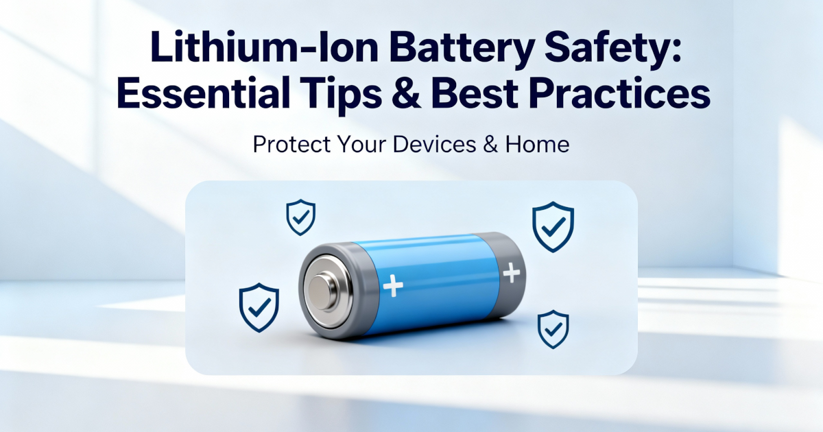 Lithium-Ion Battery Safety in the Workplace